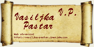 Vasiljka Paštar vizit kartica